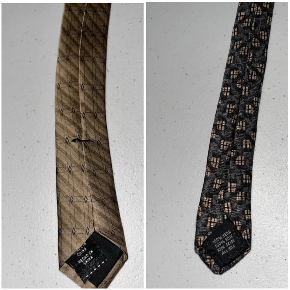 Bundle of 4 Patterned Neck Ties